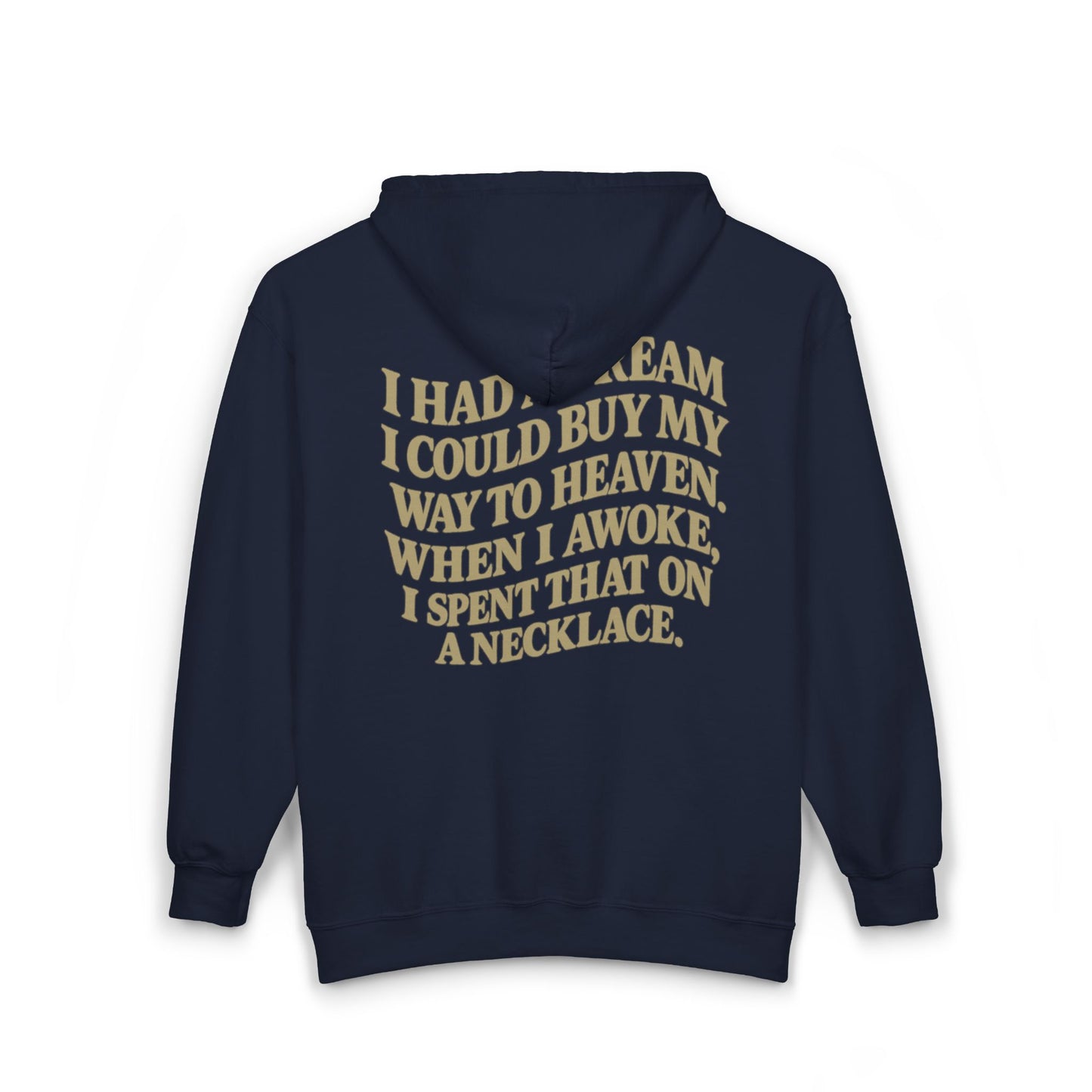 Wait 'Till My Money Right Full Zip Up Hooded Sweatshirt