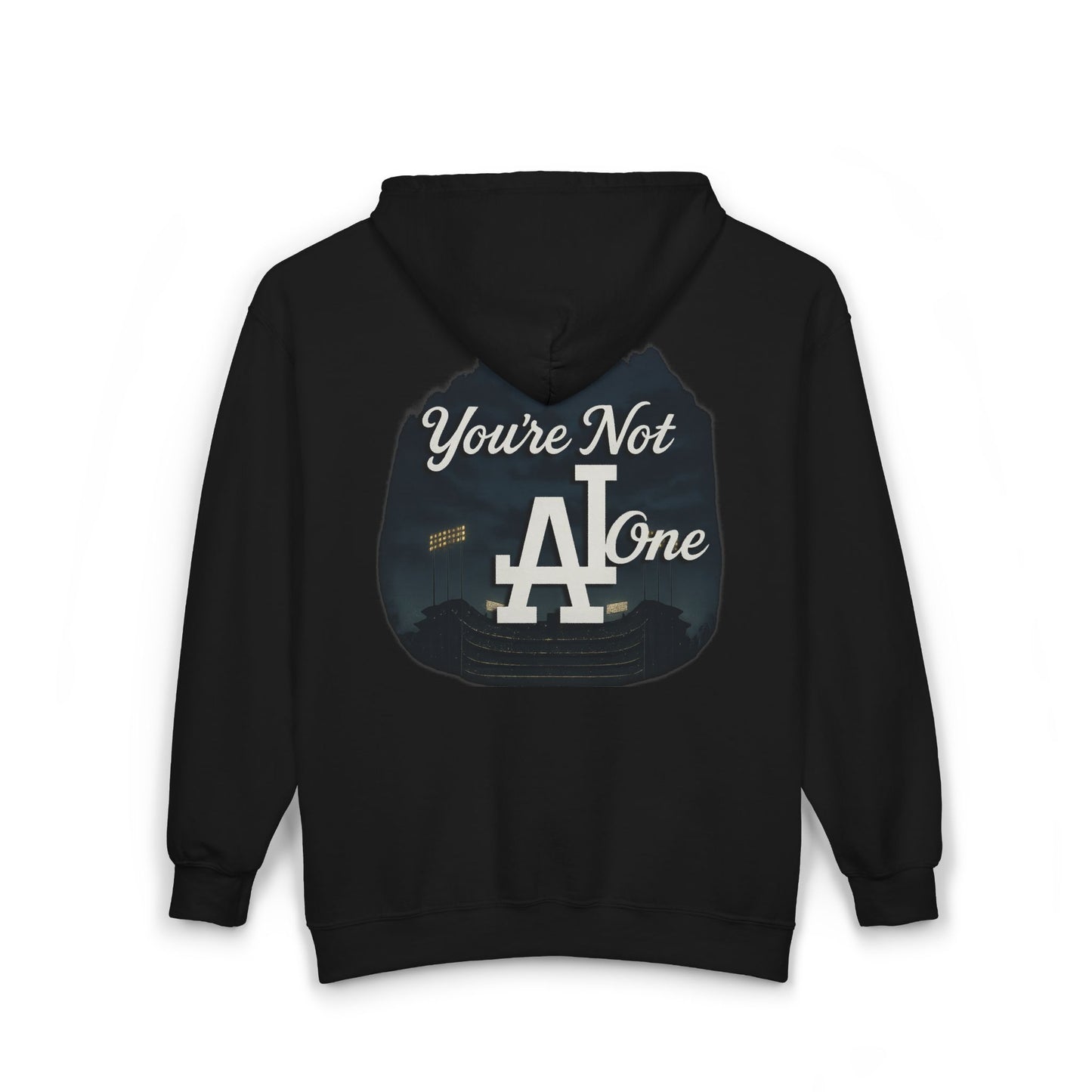 Baseball Full Zip Up Hooded Sweatshirt