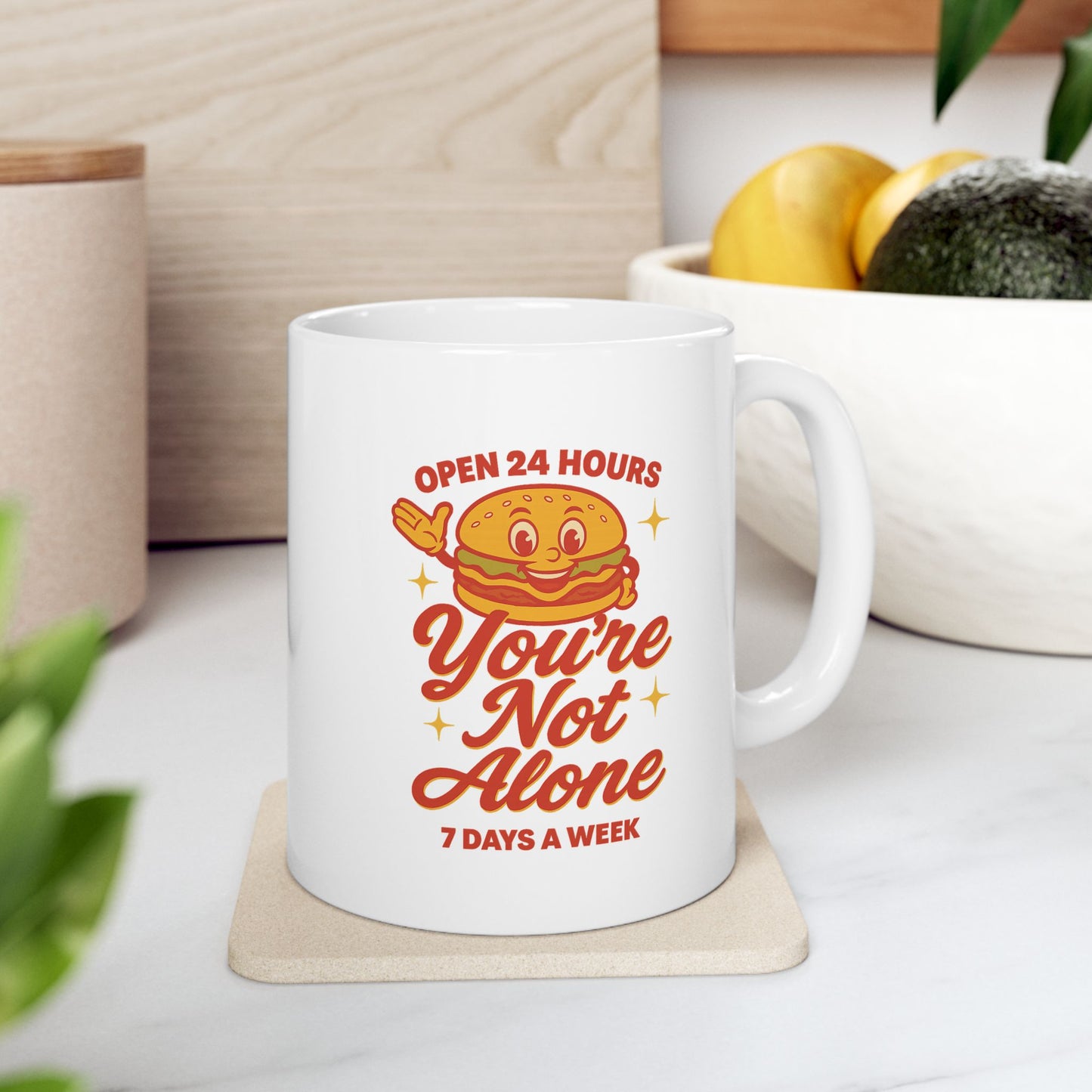 Open 24 Hours Mug | For Coffee Lovers