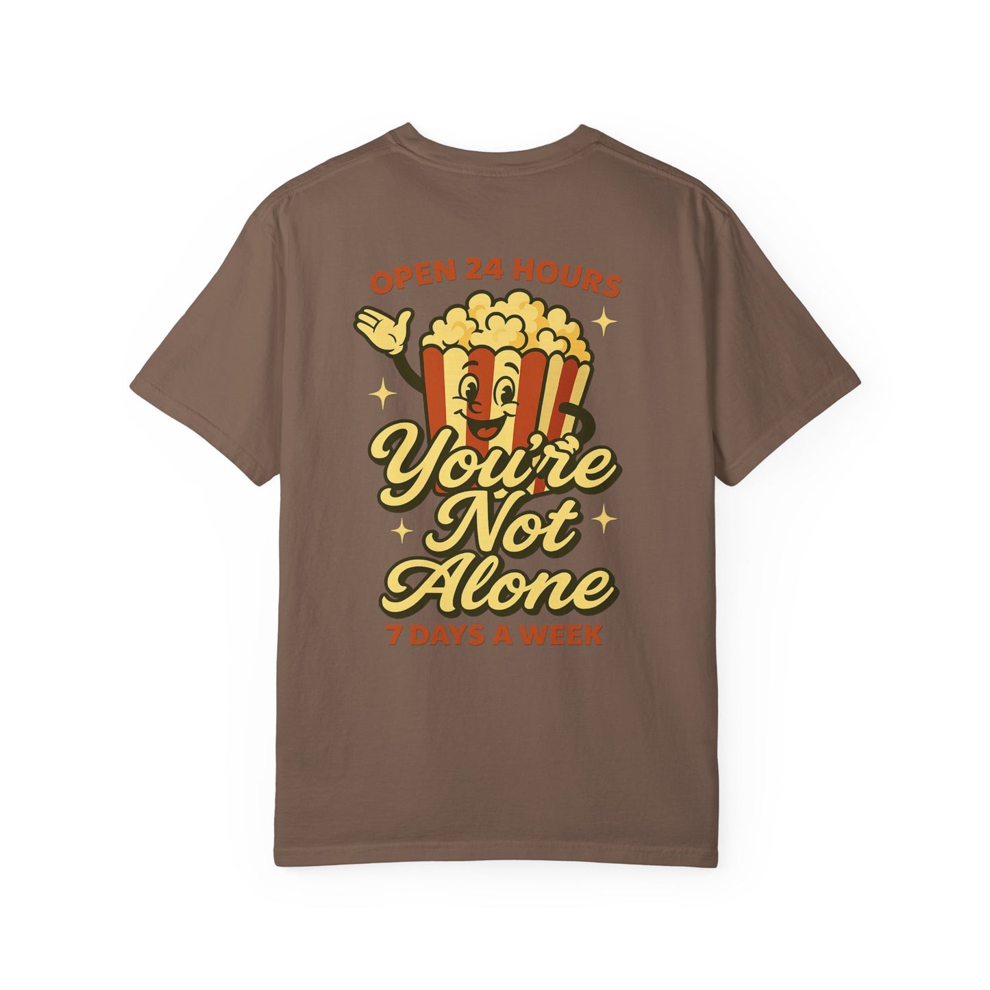 Open 24 Hours Tee-Popcorn Edition