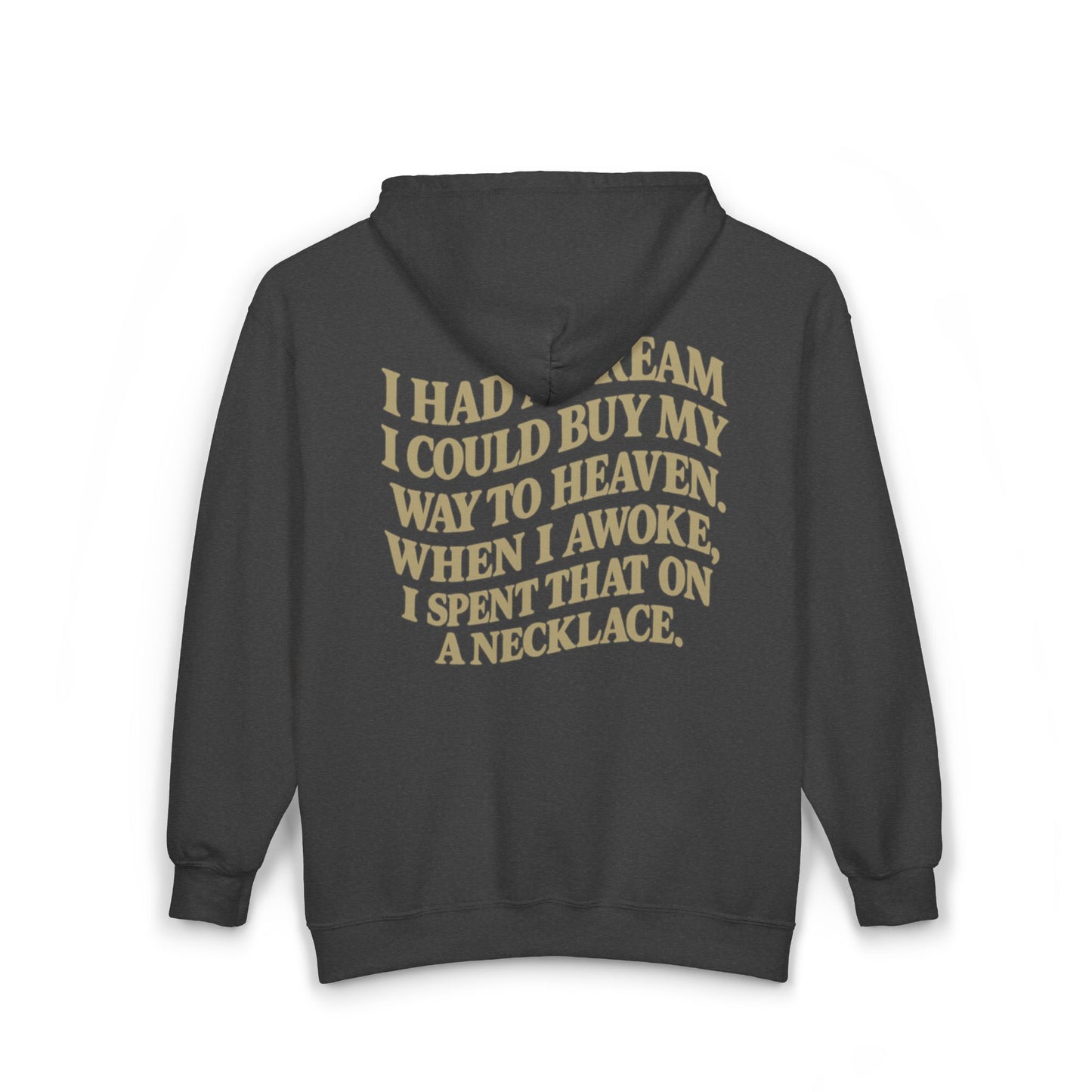 Wait 'Till My Money Right Full Zip Up Hooded Sweatshirt
