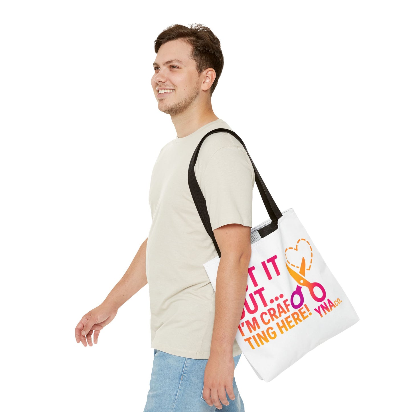 You're Not Alone Tote Bag – Crafting Edition