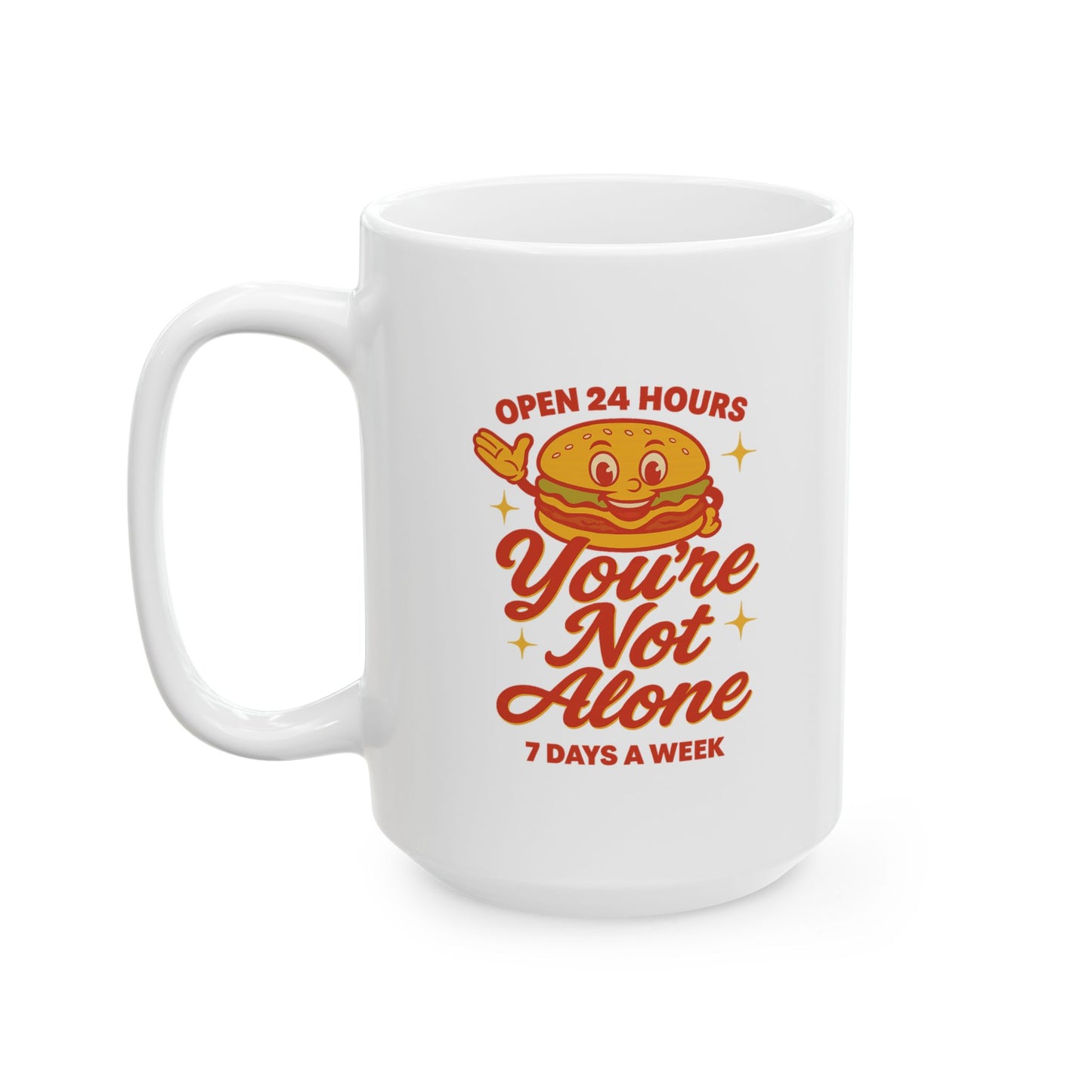 Open 24 Hours Mug | For Coffee Lovers
