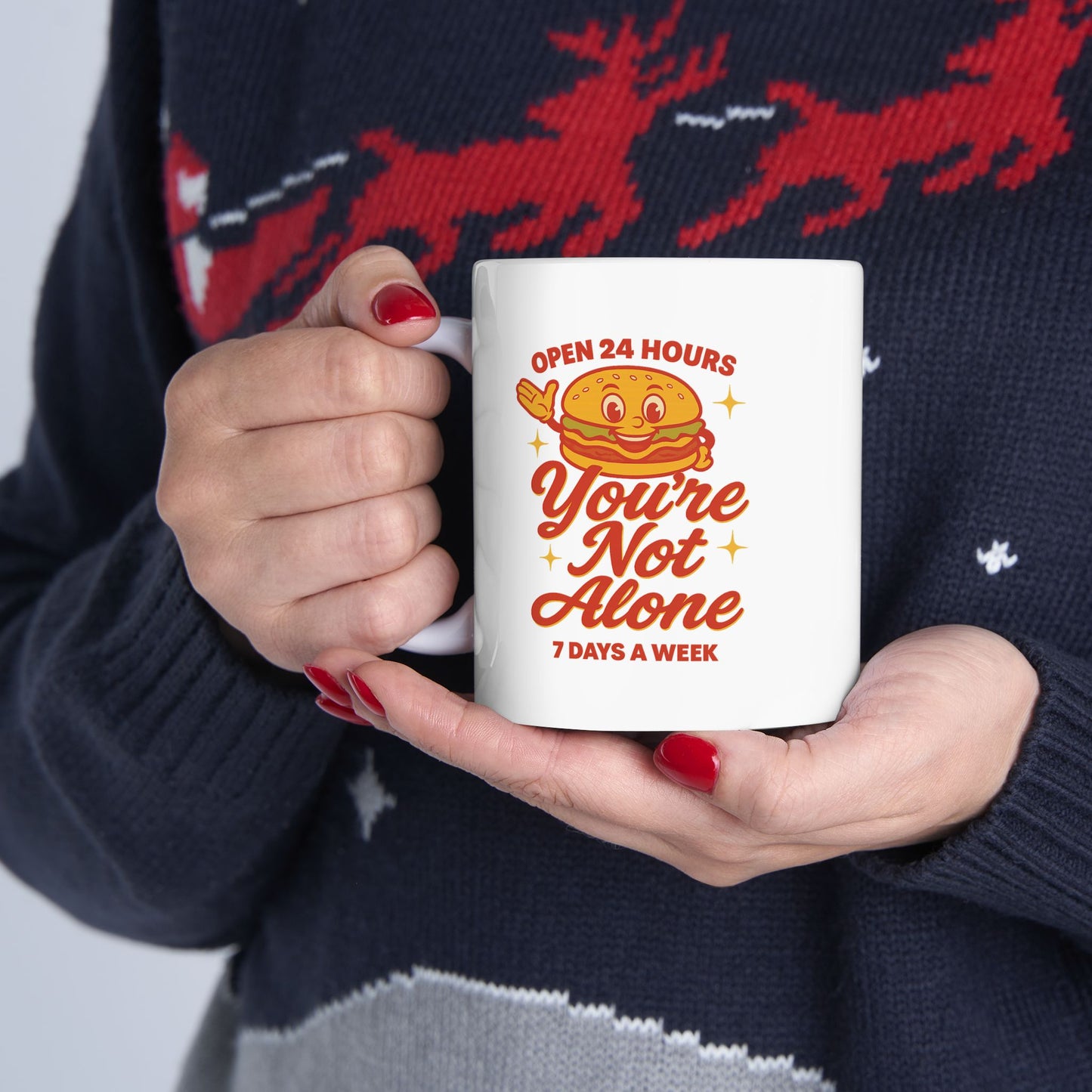 Open 24 Hours Mug | For Coffee Lovers