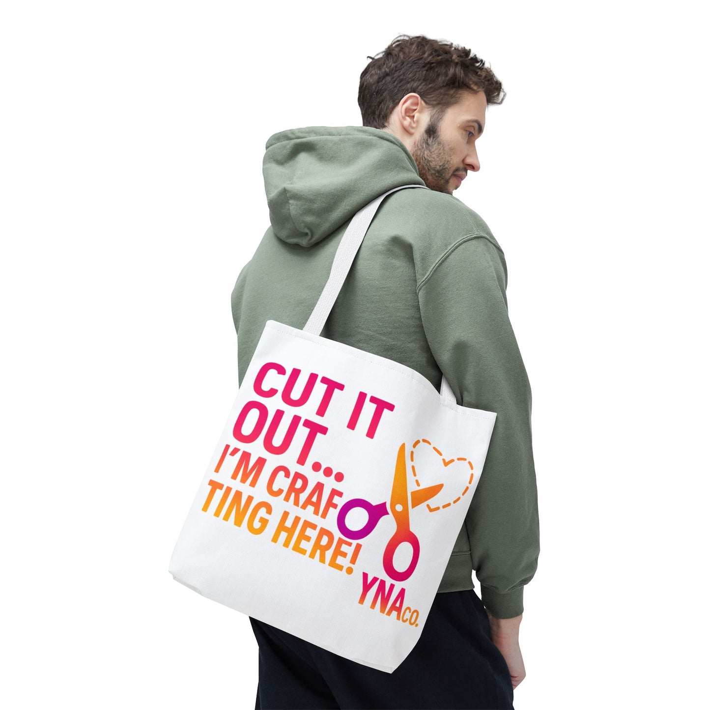 You're Not Alone Tote Bag – Crafting Edition