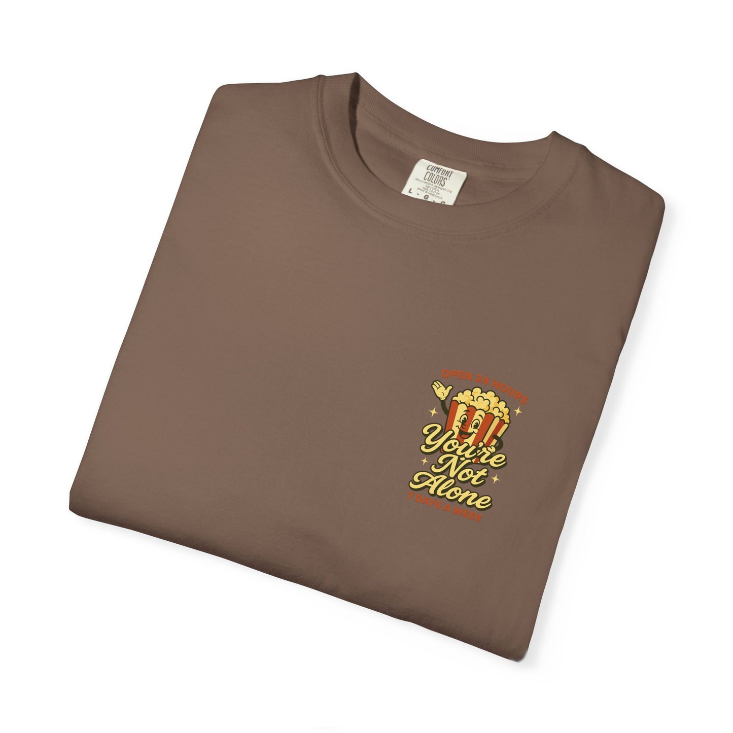 Open 24 Hours Tee-Popcorn Edition