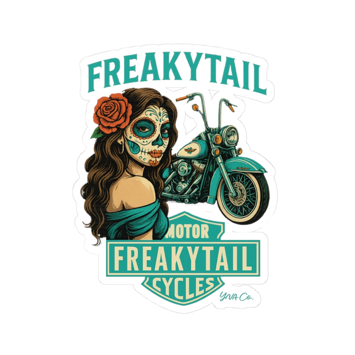 FREAKYTAIL Dias De Los Muertos Sticker