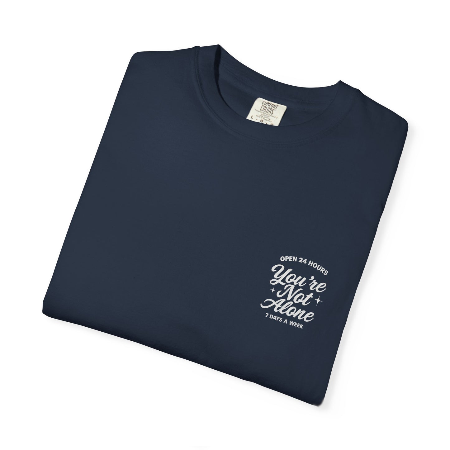 Open 24 Hours Tee-Navy