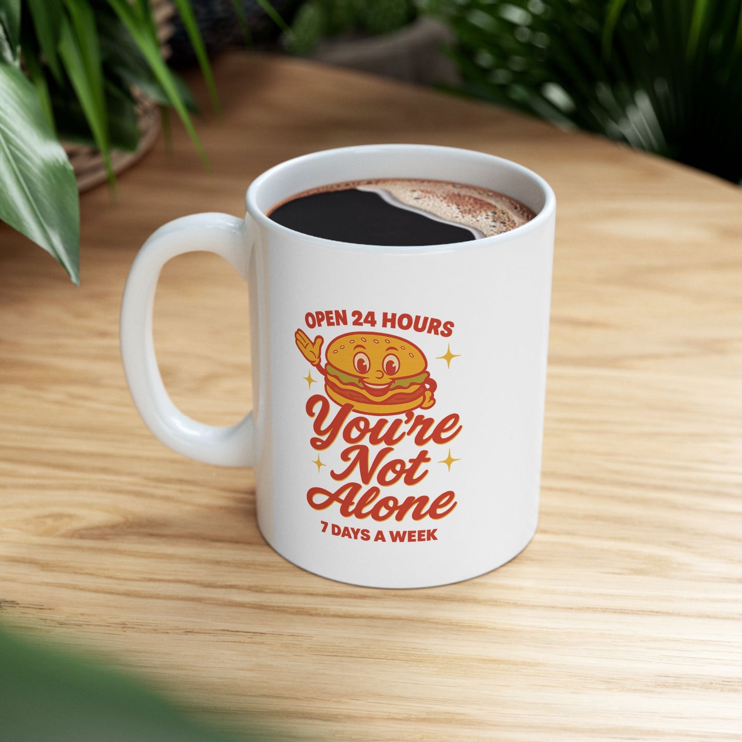 Open 24 Hours Mug | For Coffee Lovers