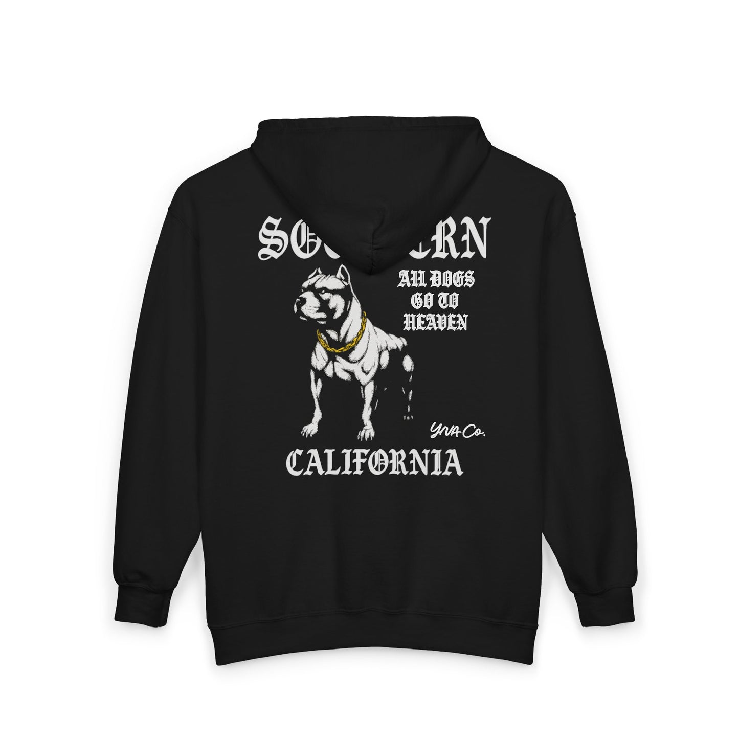 All Dogs Go 2 Heaven Full Zip Up Hoodie (Variant 2)