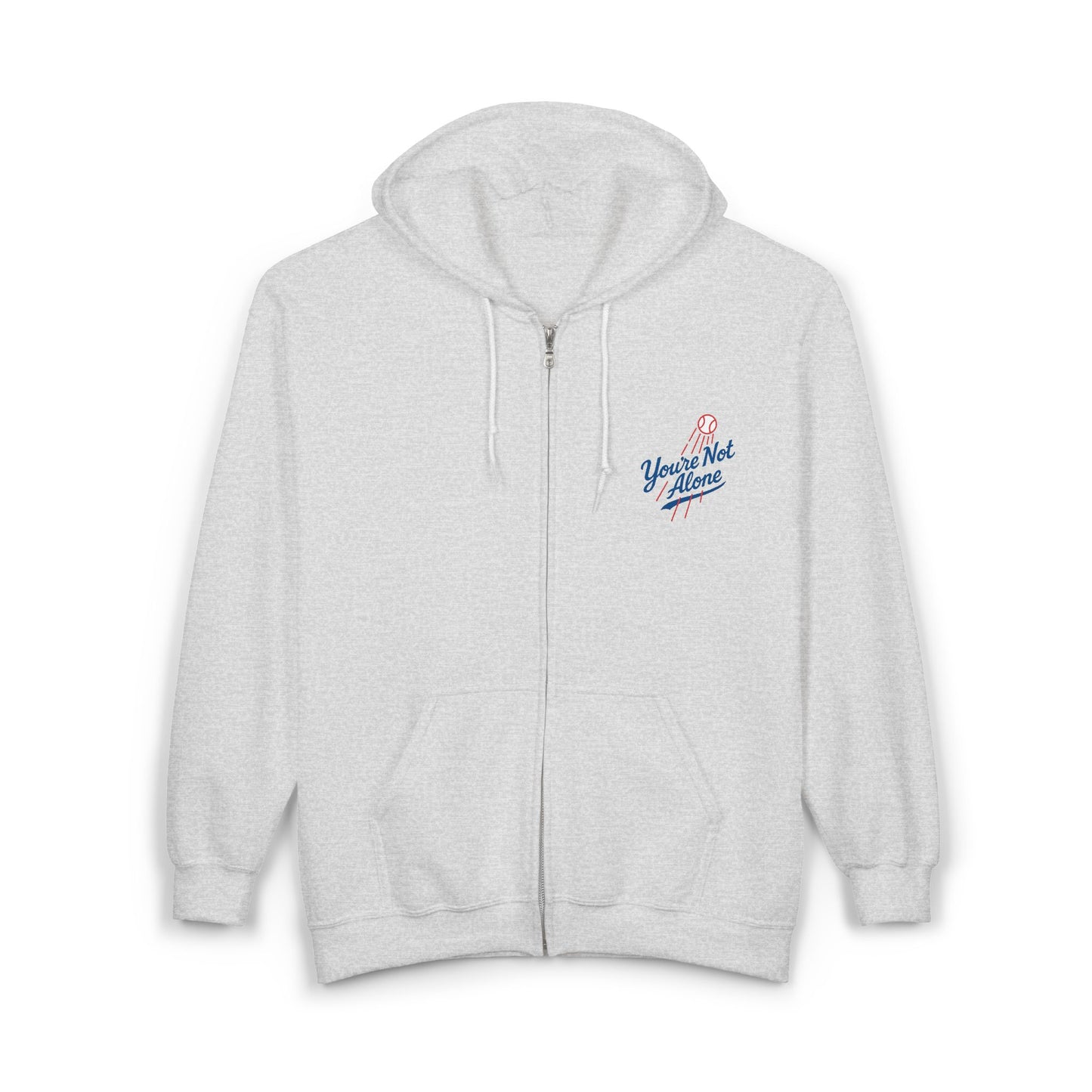 Baseball II Full Zip Up Hooded Sweatshirt