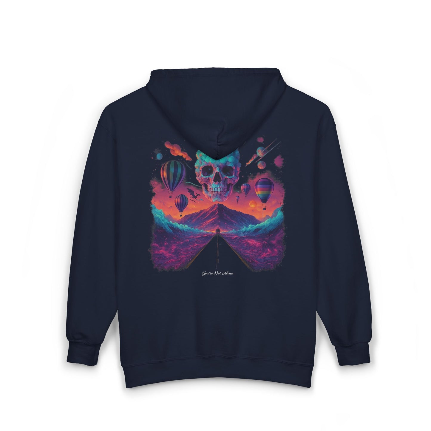 The Bi-Polar EP 10th Year Anniversary Full Zip Up Hooded Sweatshirt- You're Not Alone Collection