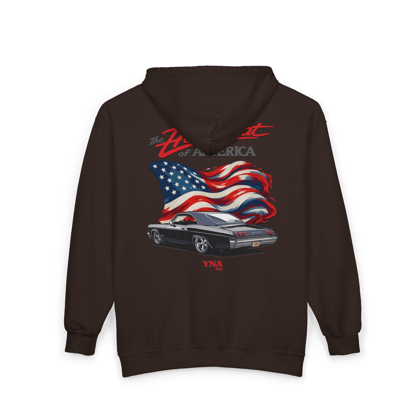 The Heartbeat of America Full Zip Up Hoodie