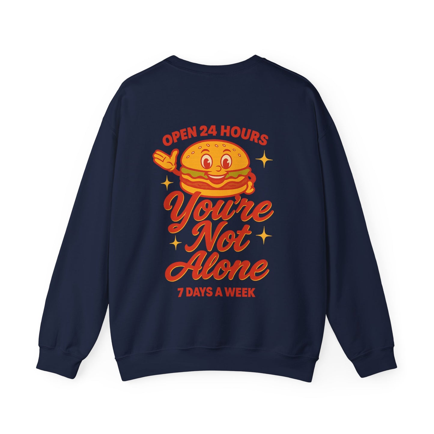 Open 24 Hours Crewneck Sweatshirt (Variant 2)