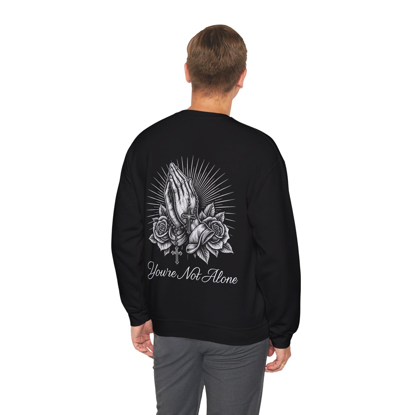 Praying Hands Crewneck Sweatshirt
