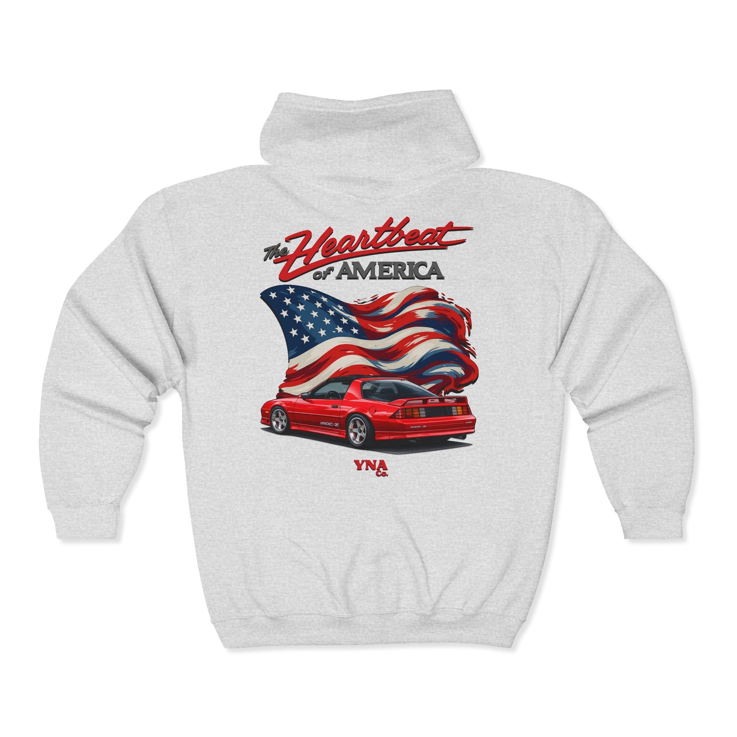 The Heartbeat of America IV Full Zip Up Hoodie