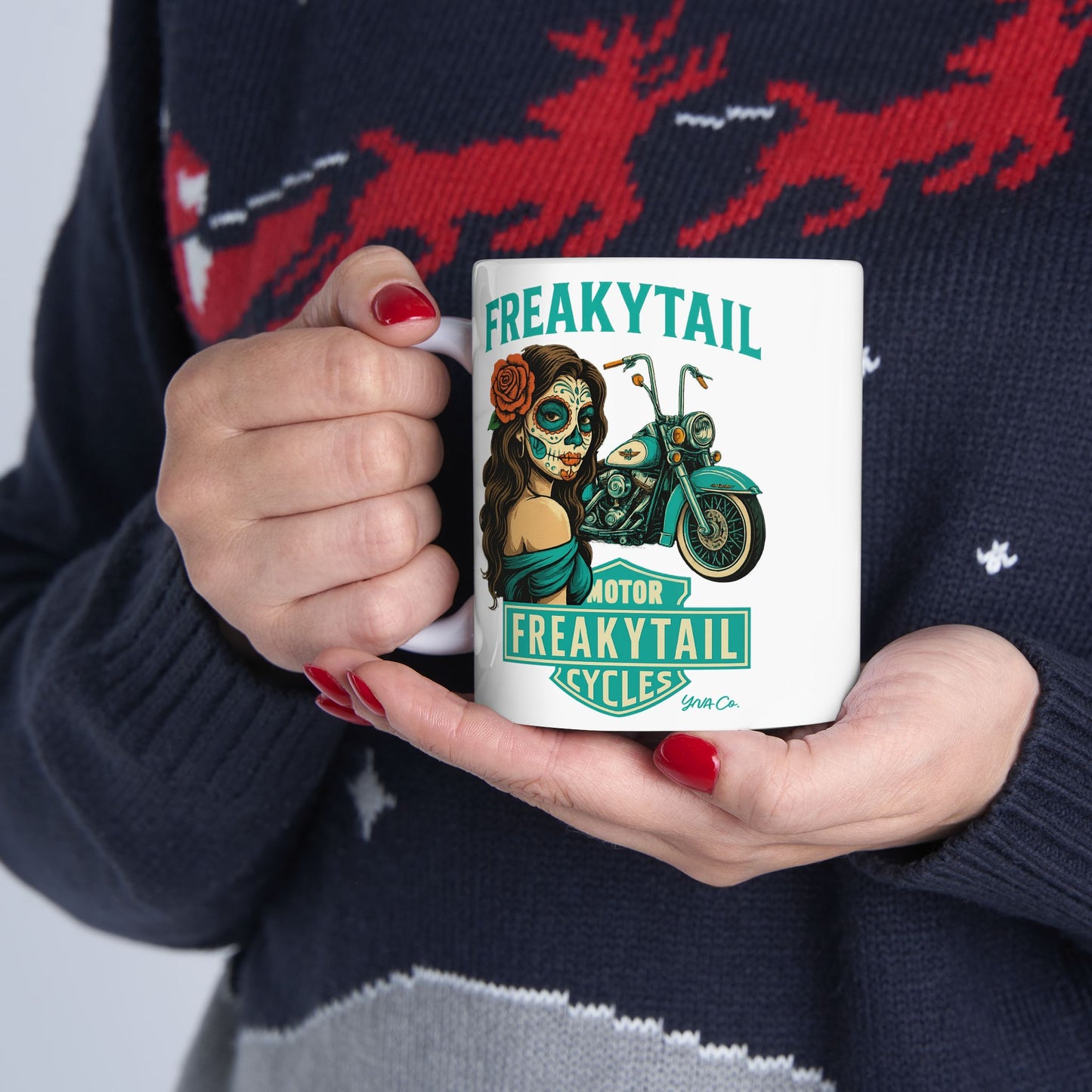 FREAKYTAIL Dias De Los Muertos Mug | For Coffee Lovers