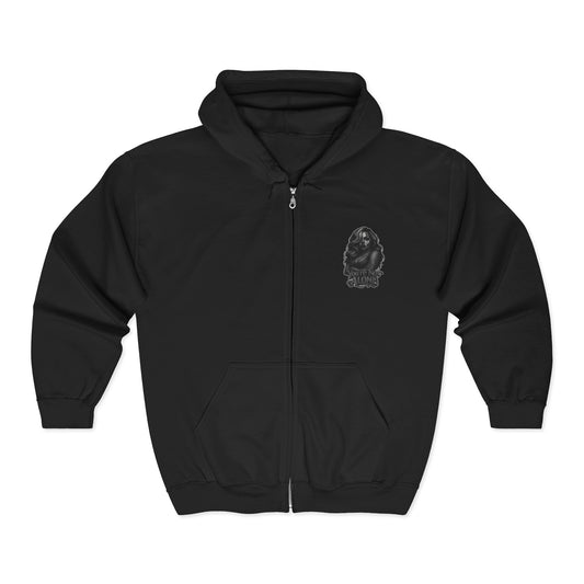 Loca Full Zip Up Hooded Sweatshirt