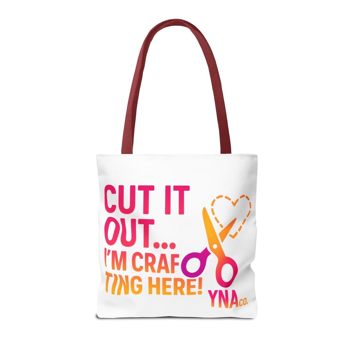 You're Not Alone Tote Bag – Crafting Edition