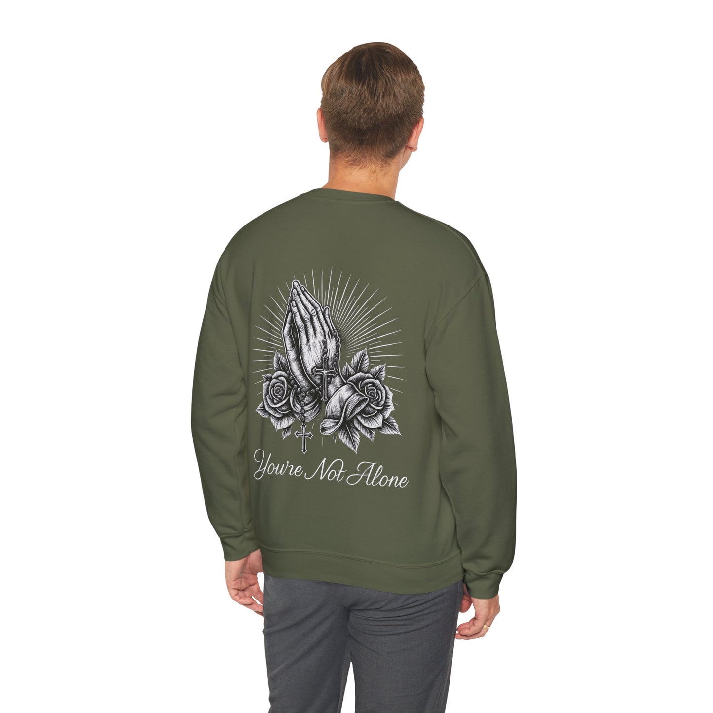 Praying Hands Crewneck Sweatshirt