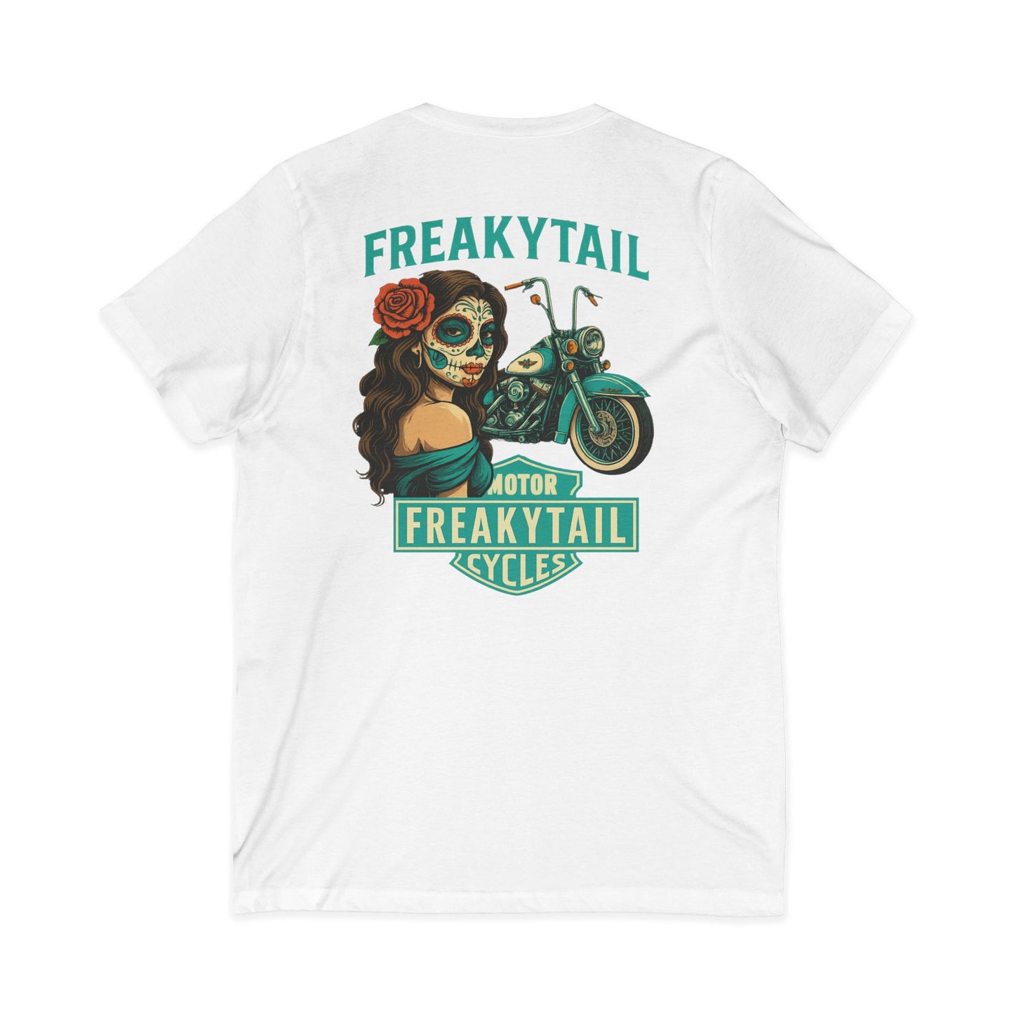 YNA x FREAKYTAIL Dias De Los Muertos Women's V-Neck Tee