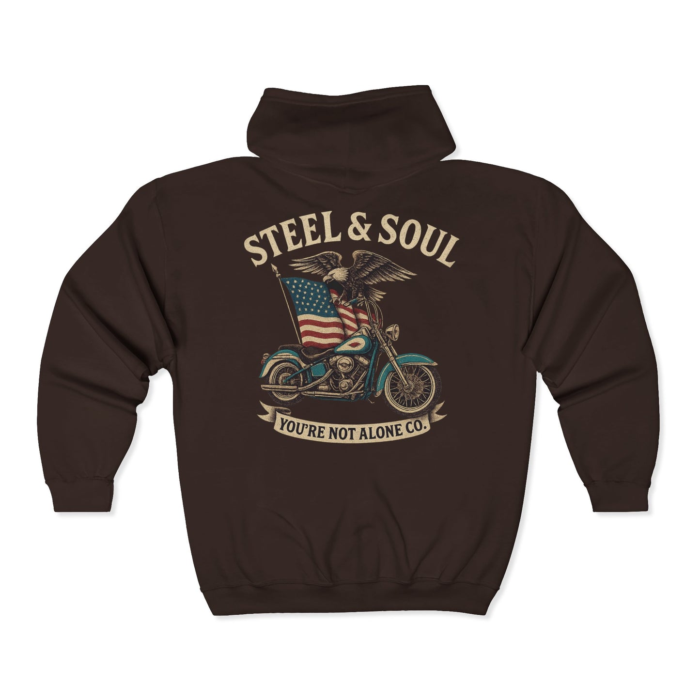 Steel & Soul Full Zip Up Hoodie
