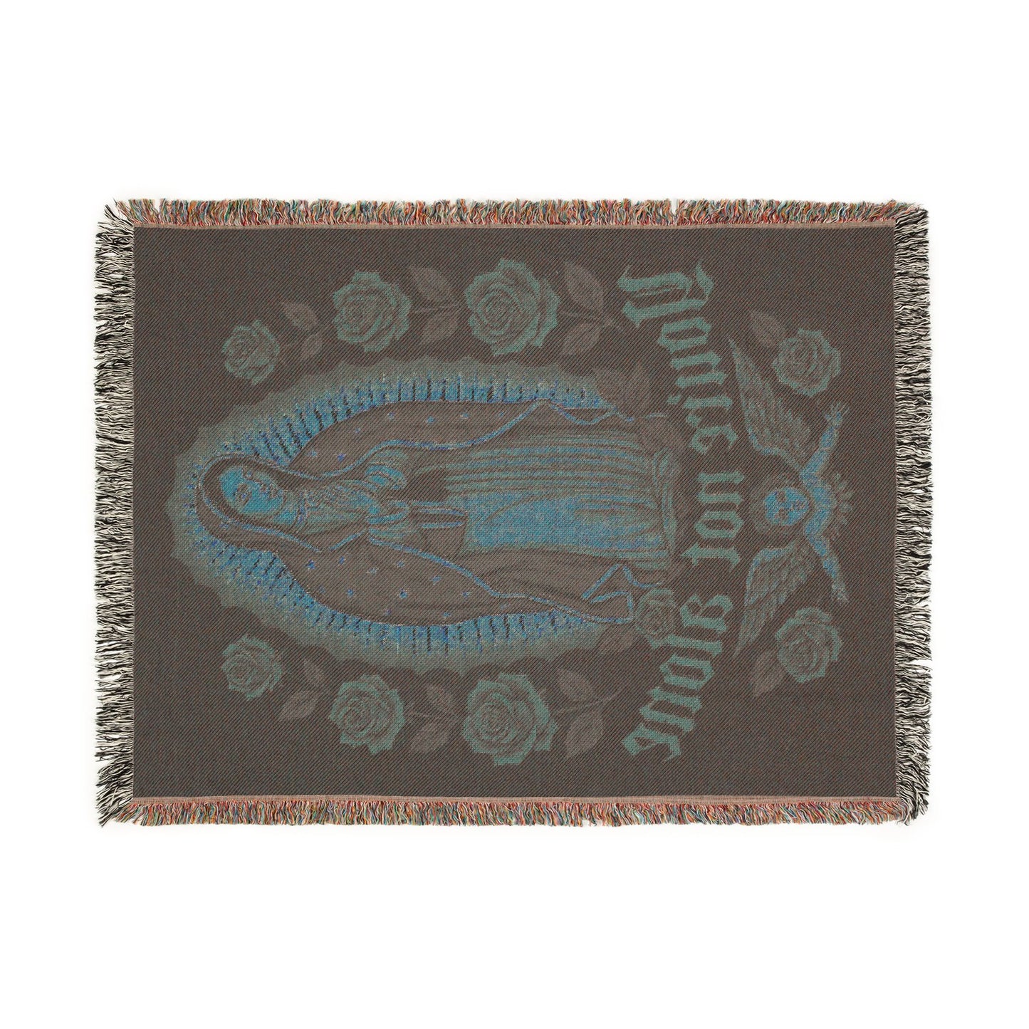 Woven Blanket — Our Lady of Guadalupe Tapestry Throw