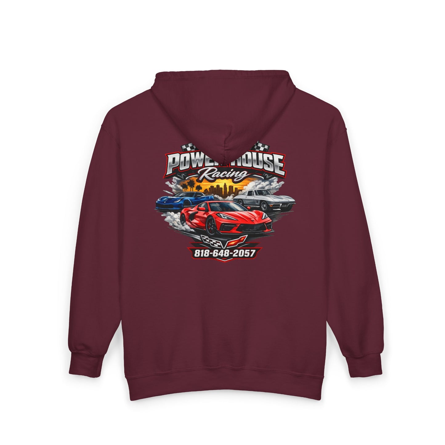 Power House Racing Full Zip Up Hoodie (Variant 3)