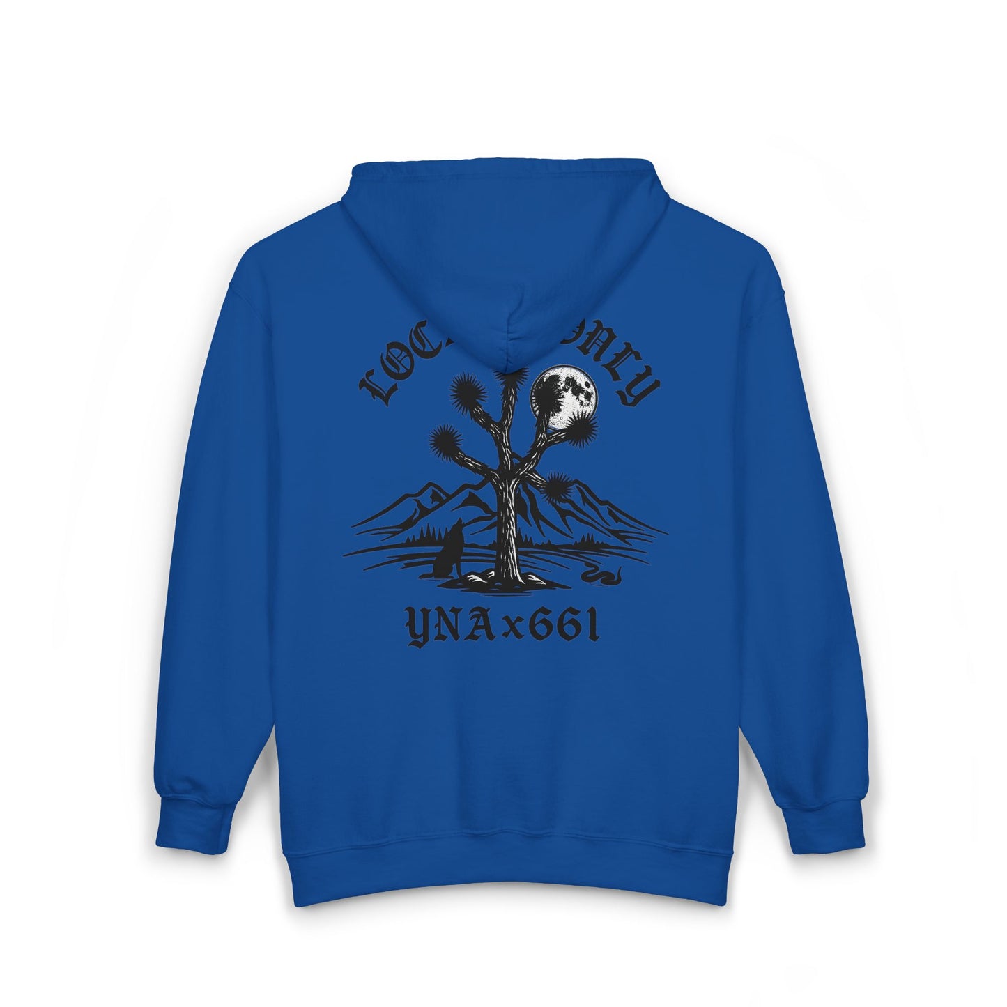 Locals Only Full Zip Up Hooded Sweatshirt