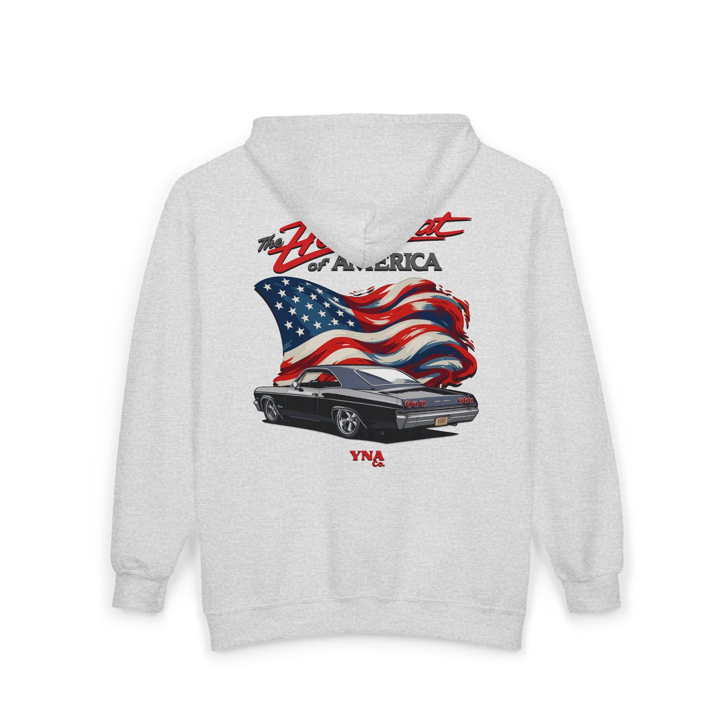The Heartbeat of America Full Zip Up Hoodie