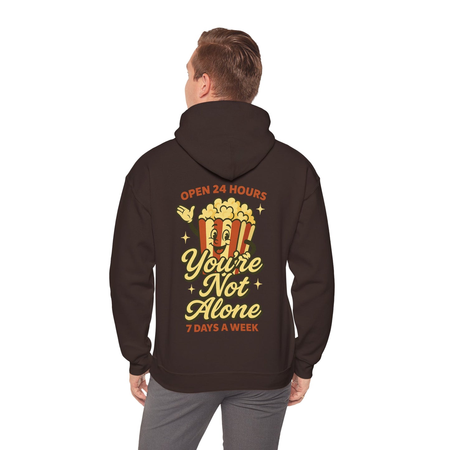 Open 24 Hours Hoodie Popcorn Edition
