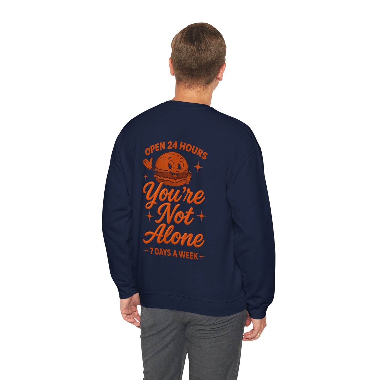 Open 24 Hours Crewneck Sweatshirt (Variant 3)