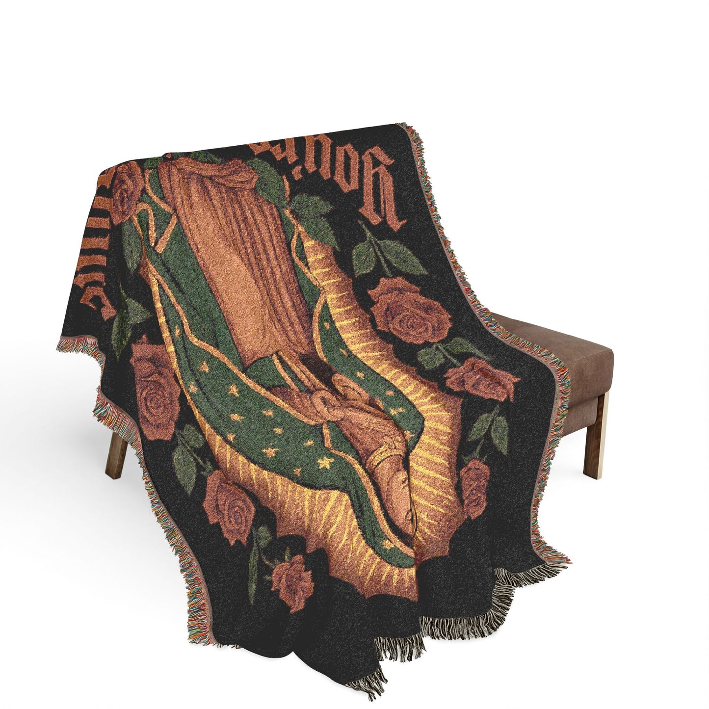 Woven Blanket — Our Lady of Guadalupe Tapestry Throw