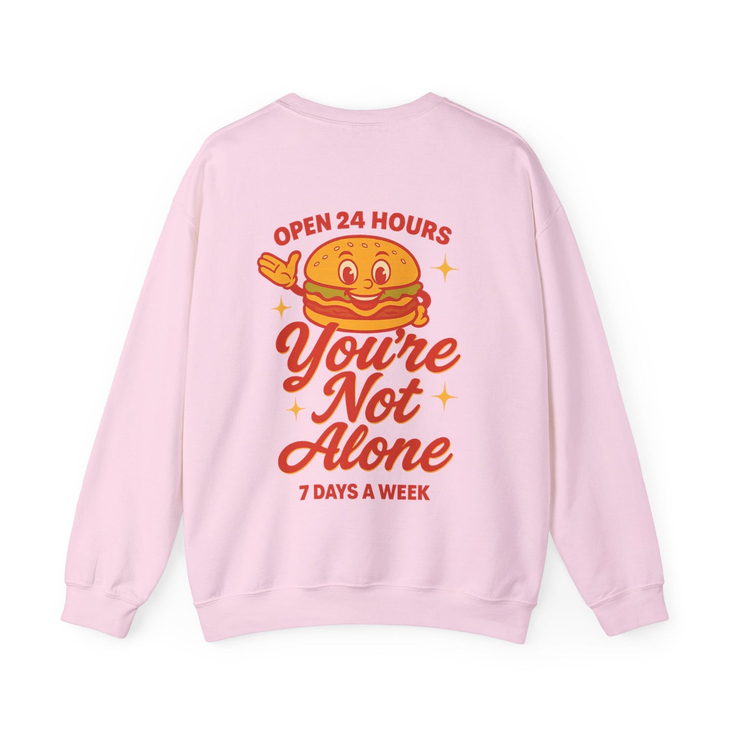 Open 24 Hours Crewneck Sweatshirt (Variant 2)