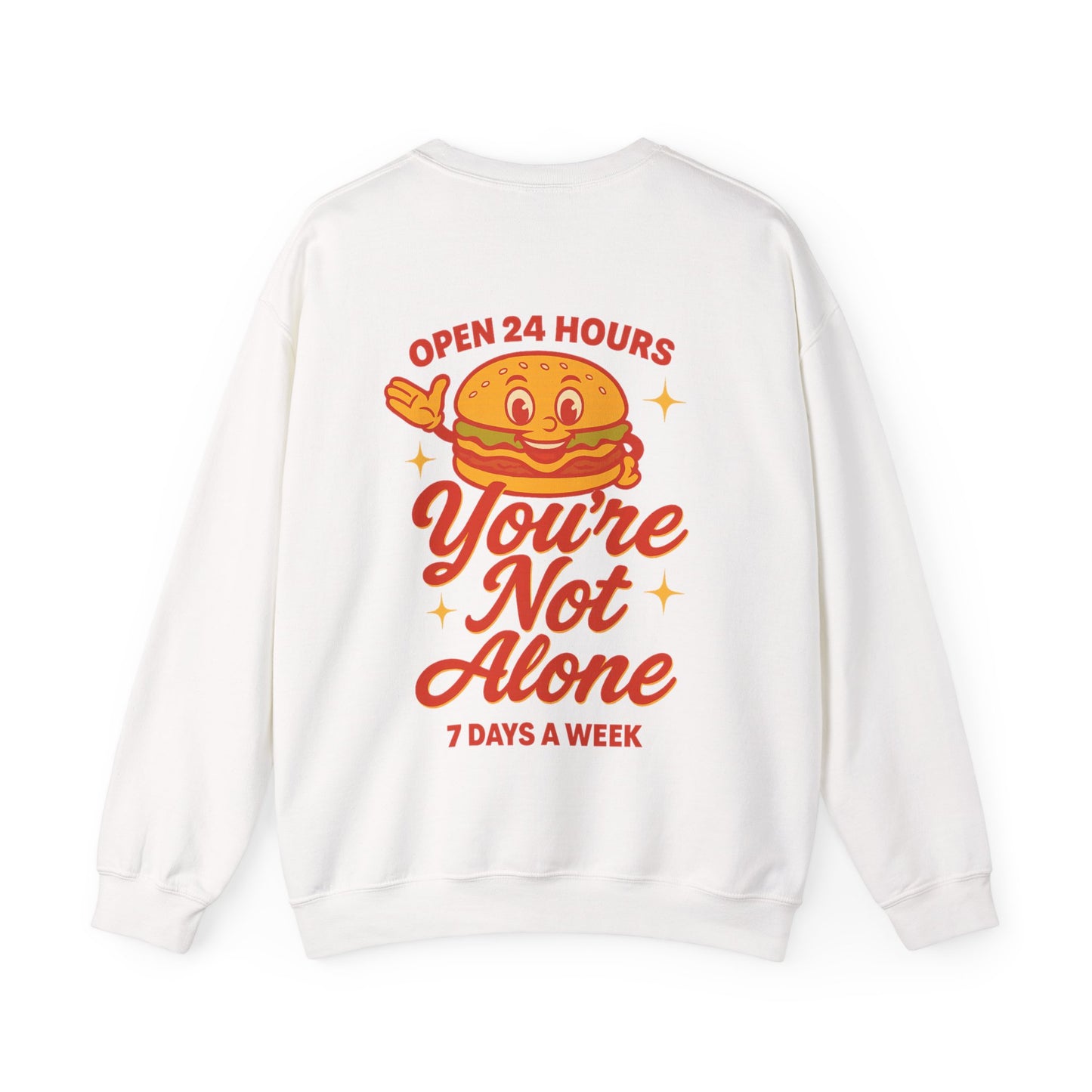 Open 24 Hours Crewneck Sweatshirt (Variant 2)