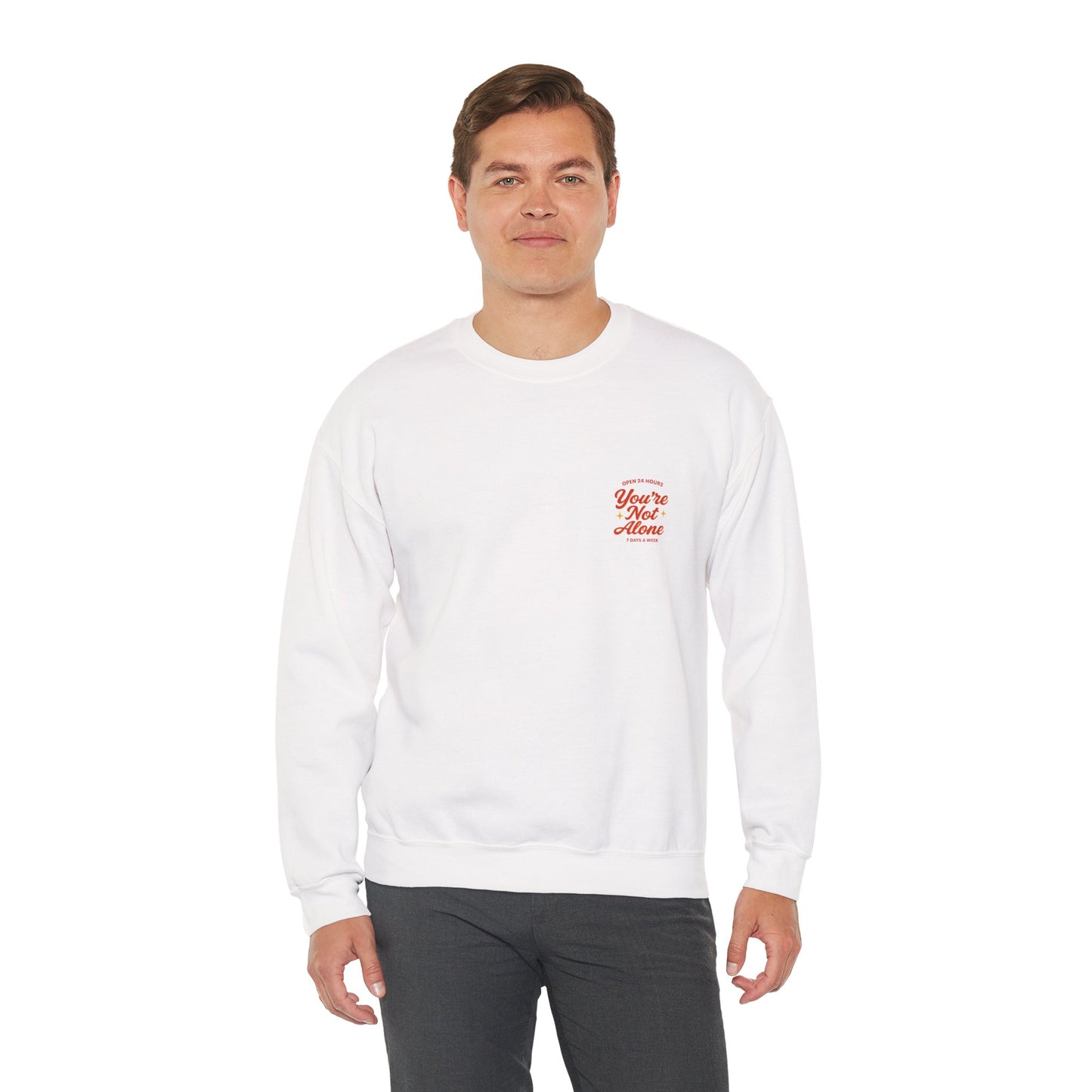 Open 24 Hours Crewneck Sweatshirt (Variant 2)