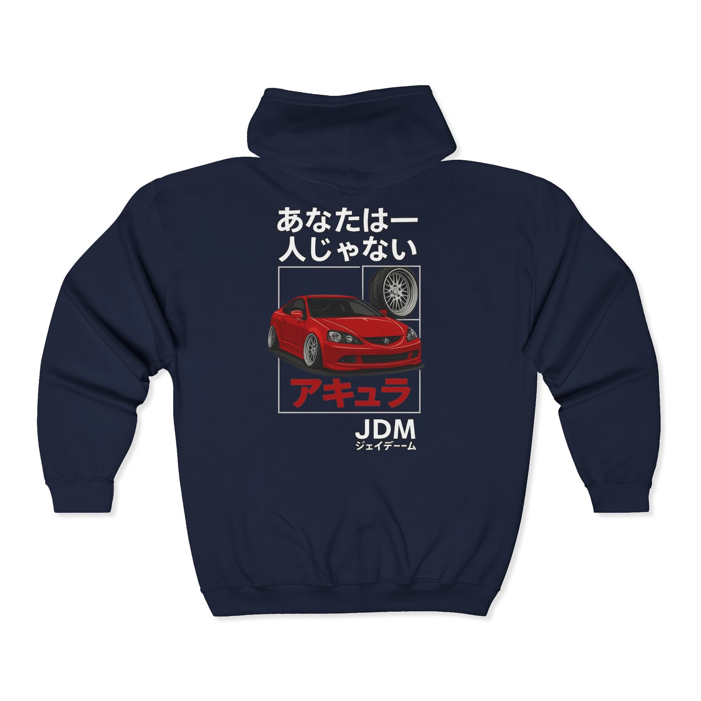 JDM Full Zip Up Hoodie