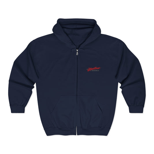 The Heartbeat of America Full Zip Up Hoodie
