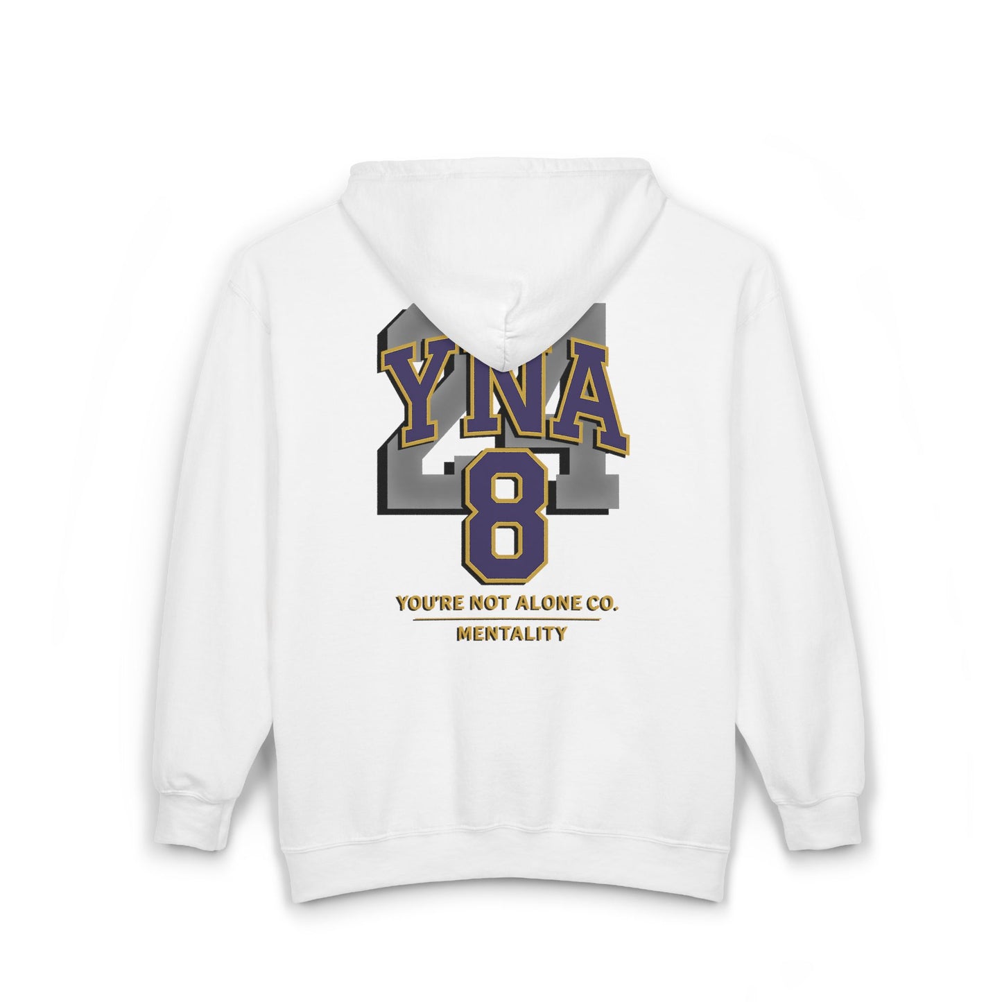 Mentality Full Zip Up Hooded Sweatshirt