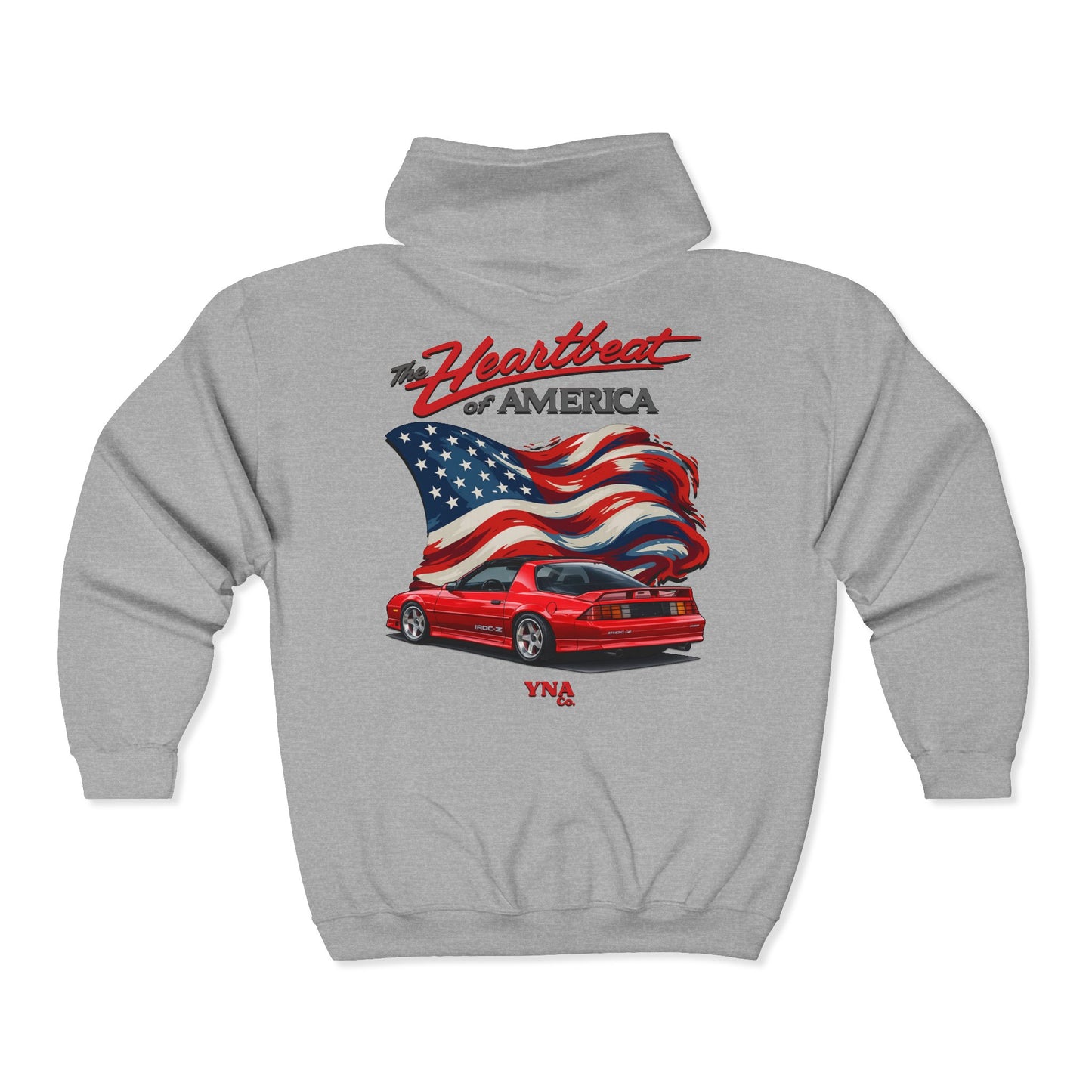 The Heartbeat of America IV Full Zip Up Hoodie