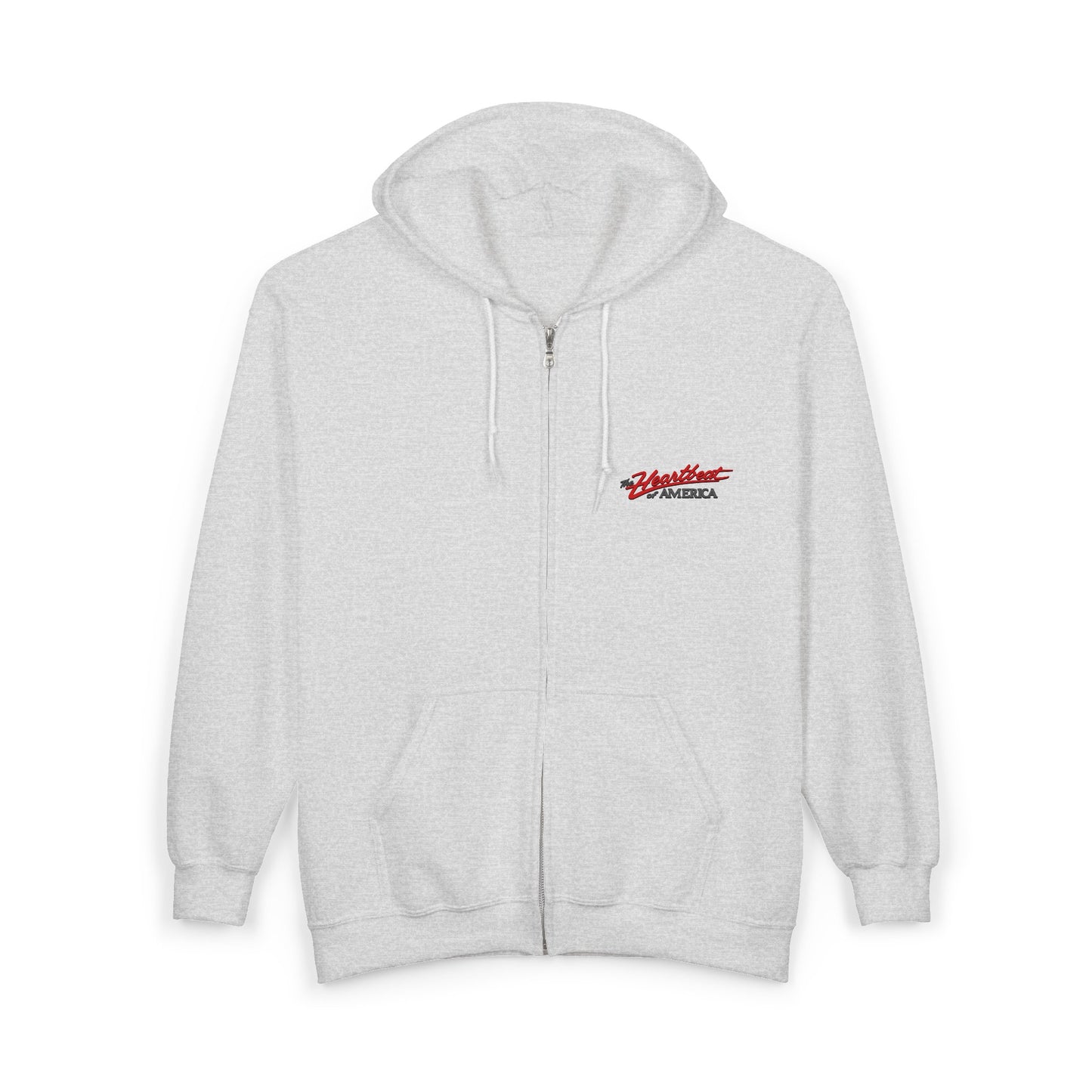 The Heartbeat of America Full Zip Up Hoodie