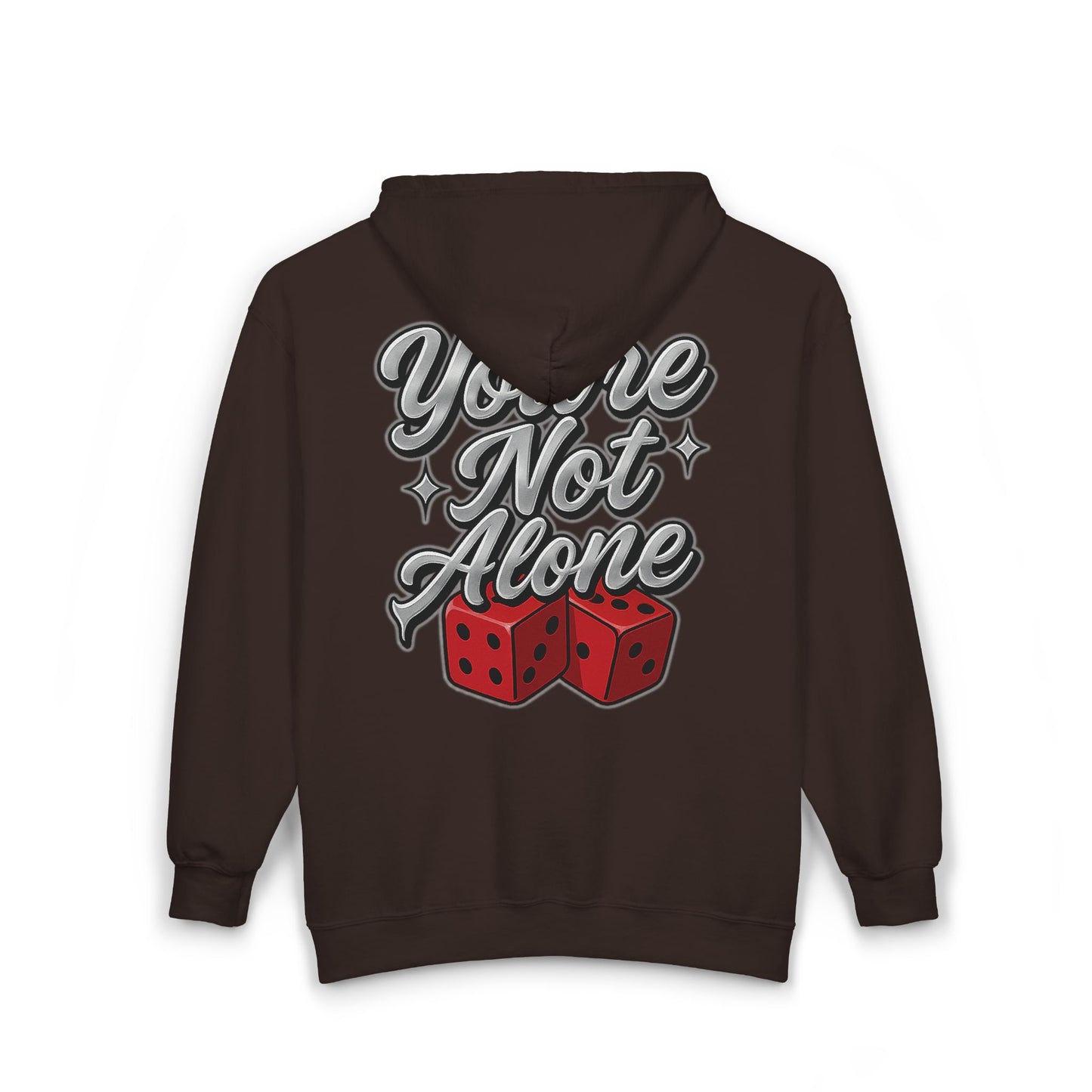 Dice Full Zip Up Hooded Sweatshirt