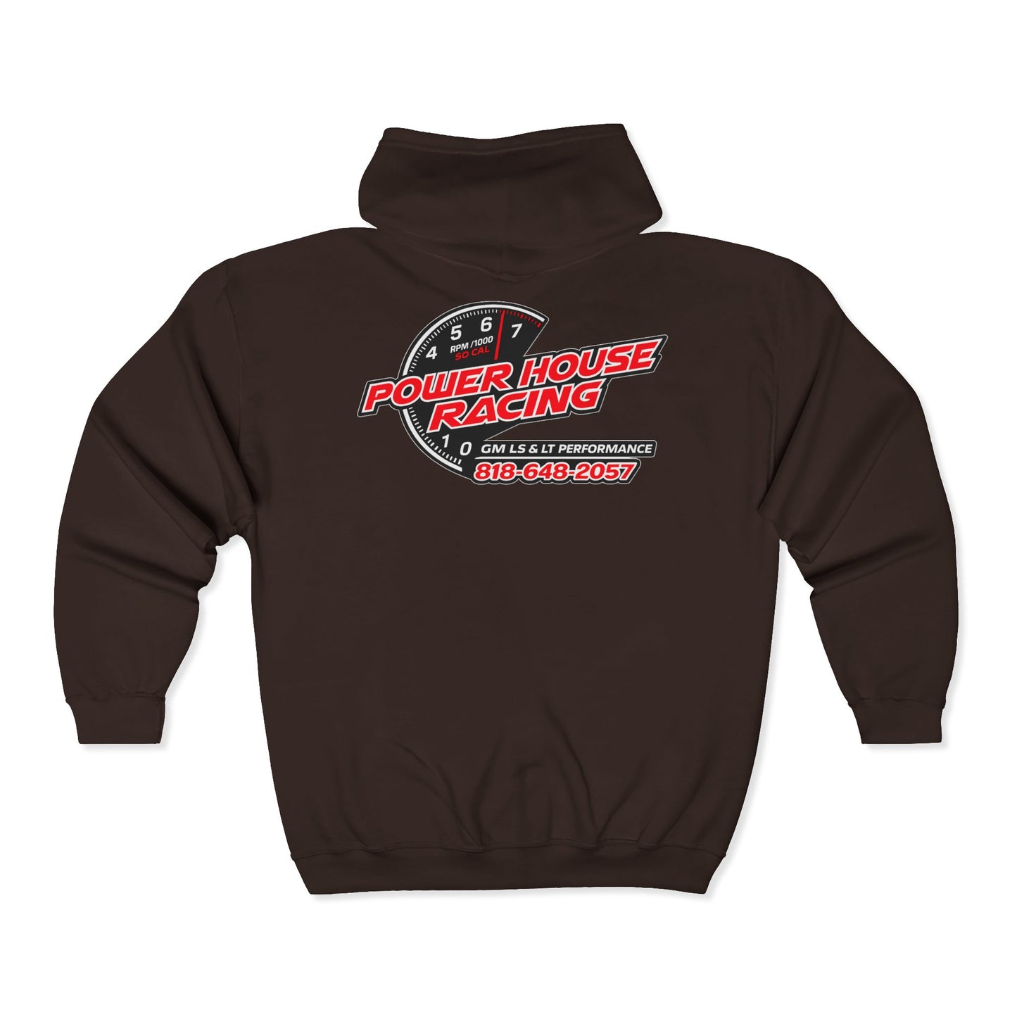Power House Racing Full Zip Up Hoodie