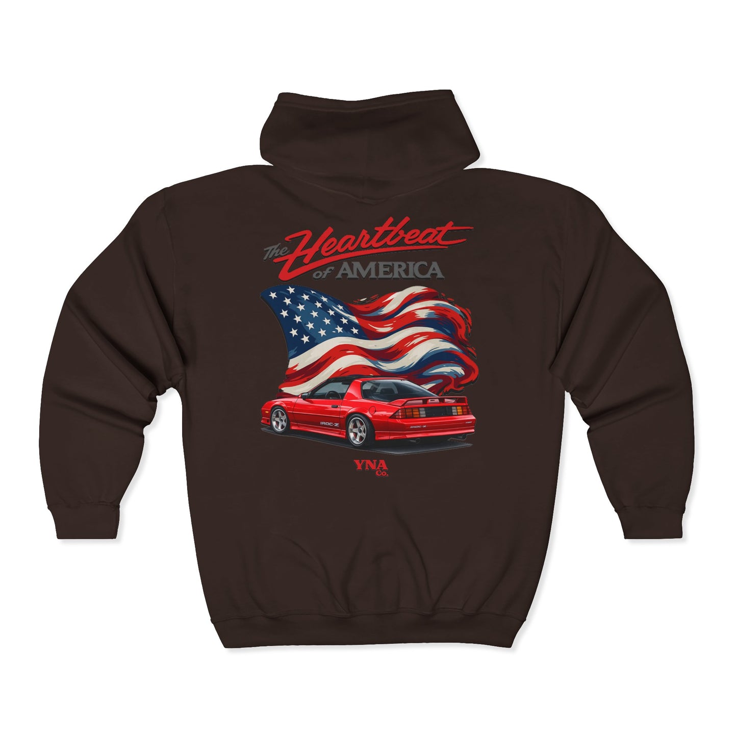 The Heartbeat of America IV Full Zip Up Hoodie