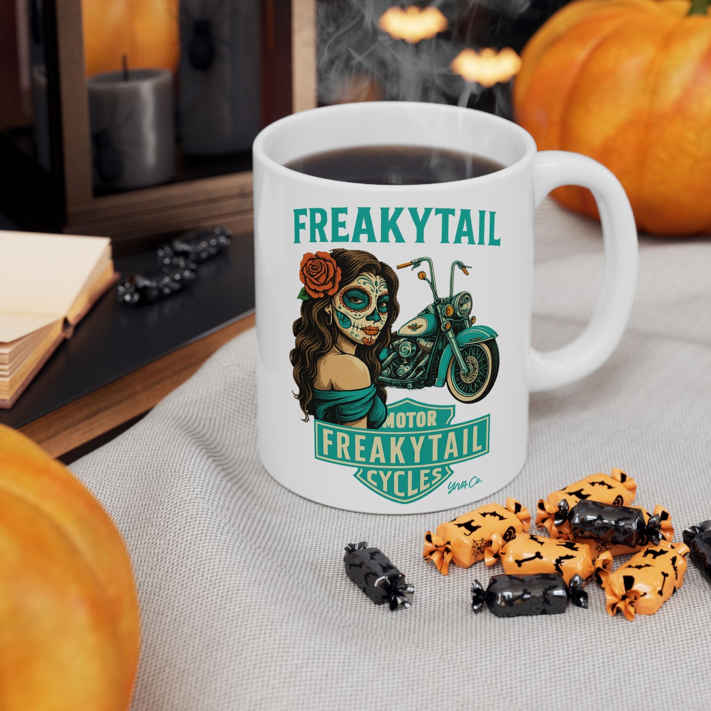 FREAKYTAIL Dias De Los Muertos Mug | For Coffee Lovers