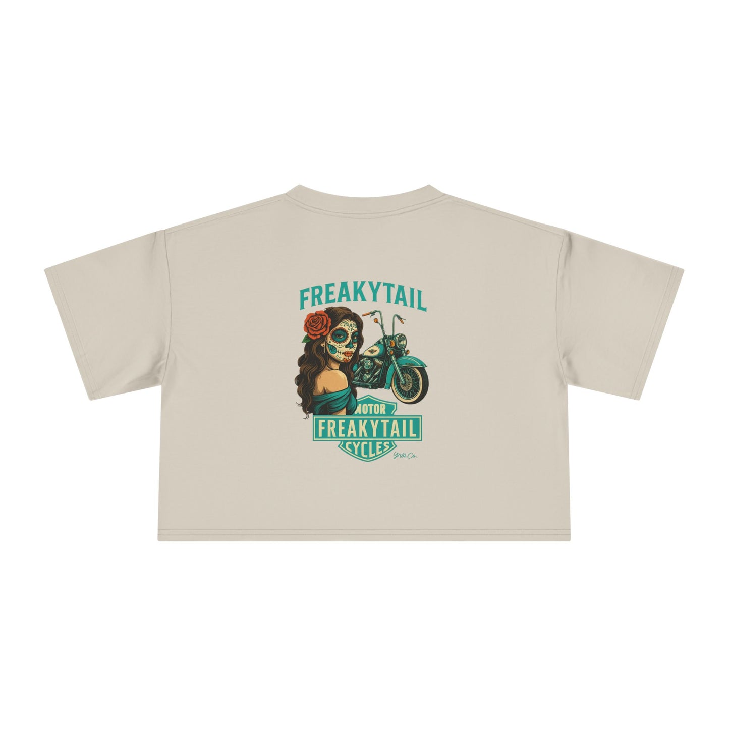 FREAKYTAIL Dias De Los Muertos Women's Crop Tee