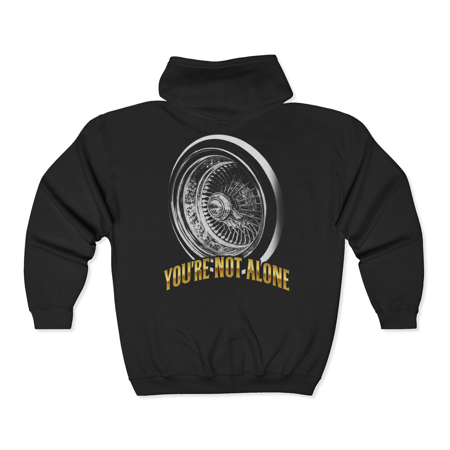 Dayton Full Zip Up Hooded Sweatshirt