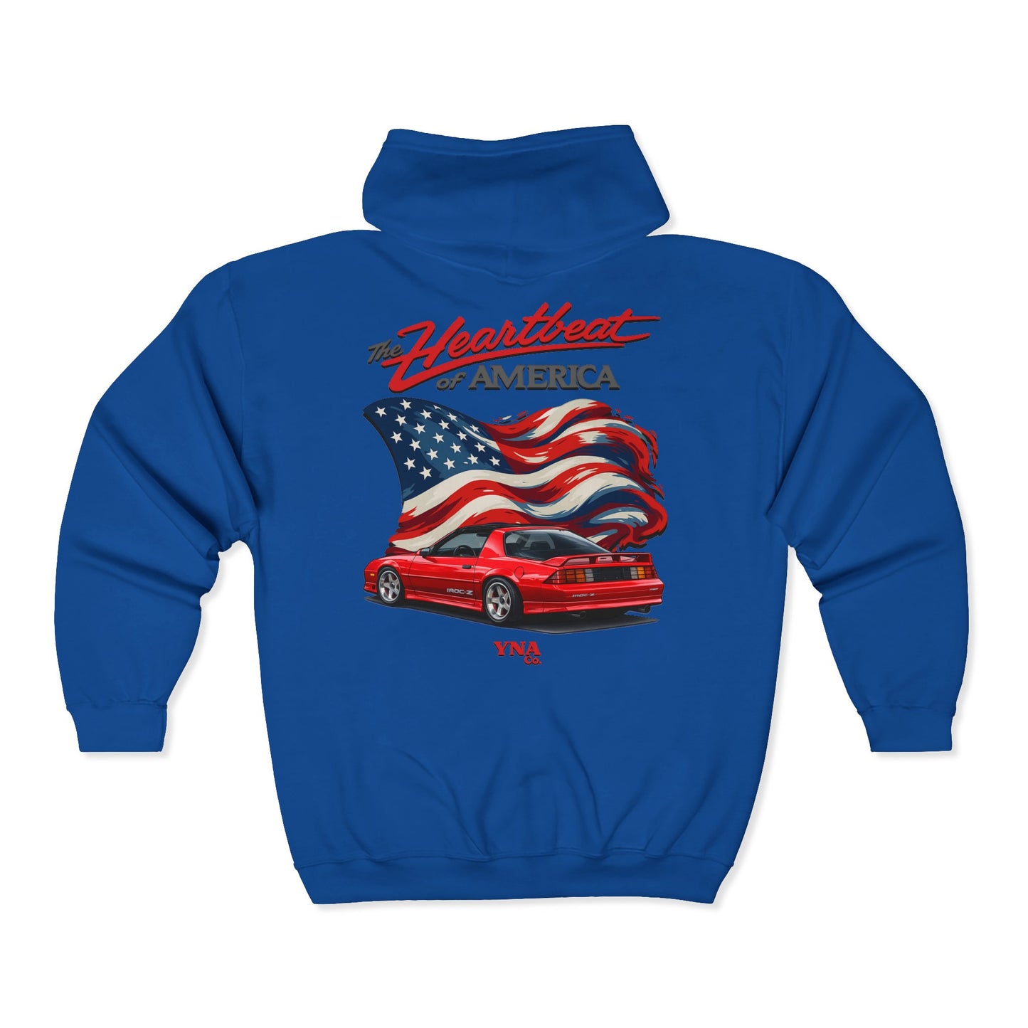 The Heartbeat of America IV Full Zip Up Hoodie