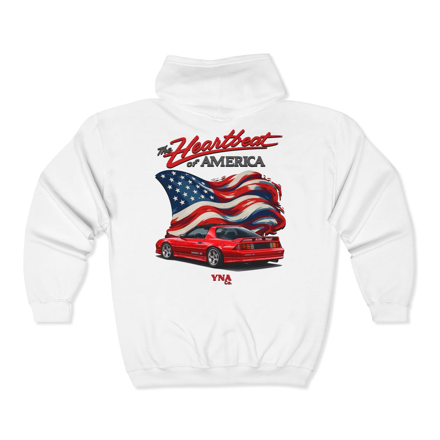 The Heartbeat of America IV Full Zip Up Hoodie