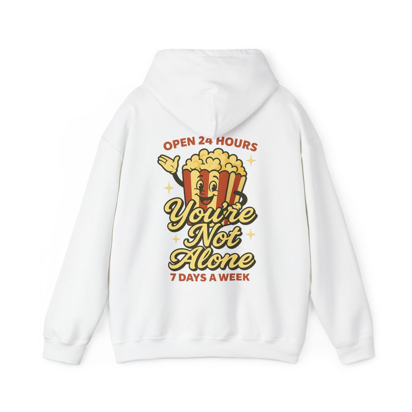 Open 24 Hours Hoodie Popcorn Edition